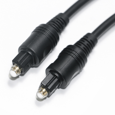 [Tomada de fábrica] Cabo Toslink Áudio óptico digital Cabo preto OD4.0 PVC Para barra de som de TV Receptor AV Console de jogos