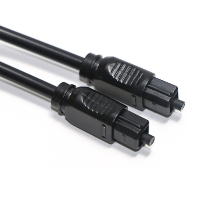 Tomada de fábrica Cabo de áudio digital PVC Toslink OD 4.0 1.2M para amplificador de DVD