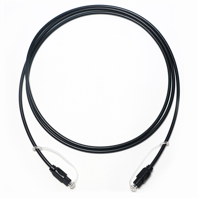 Tomada de fábrica Cabo de áudio digital PVC Toslink OD 4.0 1.2M para amplificador de DVD