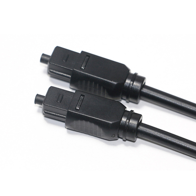 Tomada de fábrica Cabo de áudio digital PVC Toslink OD 4.0 1.2M para amplificador de DVD
