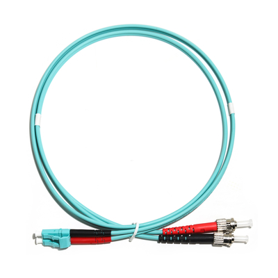 LAN multimodo frente e verso do cabo OD3.0 OM3 0.8M 1.5M 2M For WLAN da fibra ótica de 10G LC-ST