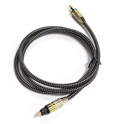 OD4.0 Toslink Cabos Ópticos Digitais de Áudio HiFi Sound Cabos Coaxial de Áudio para Barra de Som