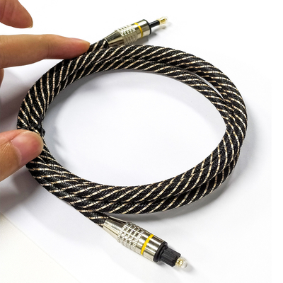 OD4.0 Toslink Cabos Ópticos Digitais de Áudio HiFi Sound Cabos Coaxial de Áudio para Barra de Som