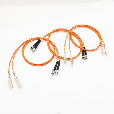 LC UPC para ST UPC Fibra Óptica Patch Cord Custom Fibra Óptica Patch