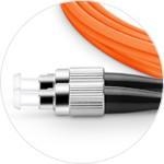 Cabo de Fibra Óptica Plástica Personalizado para Conexão de Baixa Perda em Redes de Telecomunicações e Ethernet com Conectores Simplex FC ST LC SC