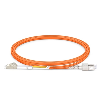 Conexão suave com cabo de fibra óptica de plástico simplex com conectores FC ST LC SC para redes de telecomunicações e Ethernet