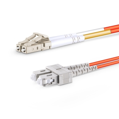 Conexão suave com cabo de fibra óptica de plástico simplex com conectores FC ST LC SC para redes de telecomunicações e Ethernet