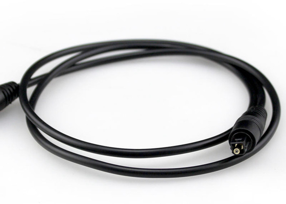 Cabo de fibra óptica digital TOSLINK macho/macho PVC para home theater TV cabo barra de som 1 m 2 m 3 m