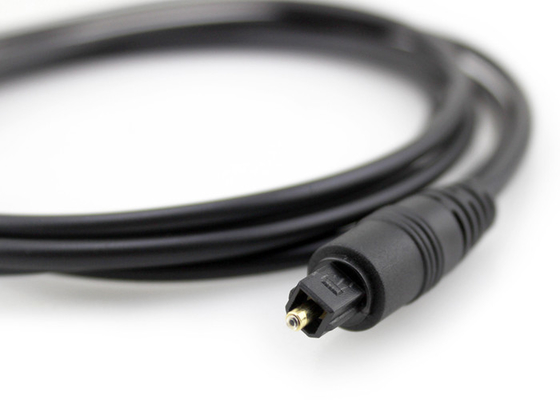 Cabo de fibra óptica digital TOSLINK macho/macho PVC para home theater TV cabo barra de som 1 m 2 m 3 m