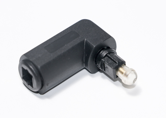 Acessórios de fibra ótica da tevê DVD homem de 90 graus ao conector fêmea