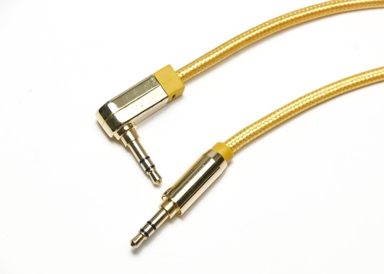 Cabo audio ótico de OB3.5mm 43inch Digitas, cabo audio auxiliar do orador do carro