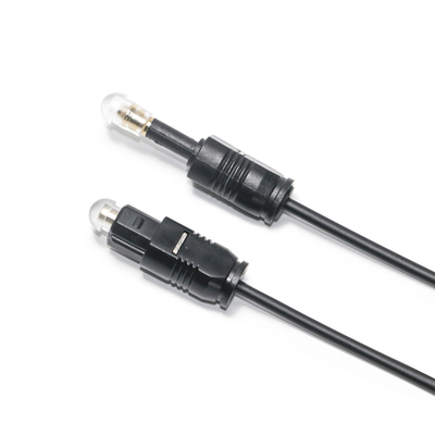 Cabo de áudio óptico digital de saída de fábrica - SPDIF óptico digital Toslink - macho ultrafino-mais macho para mini player
