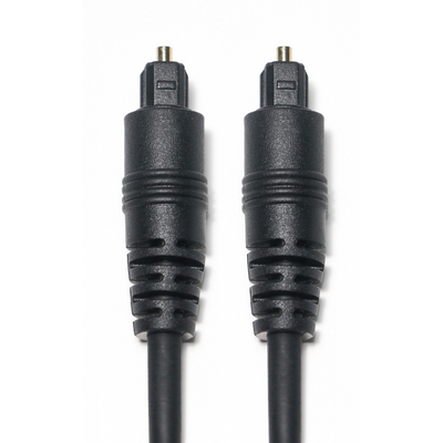 Novo som de alta fidelidade Toslink Cabo digital de áudio óptico S/PDIF banhado a ouro conector preto PVC 1,5 M 2,4 M 3 M
