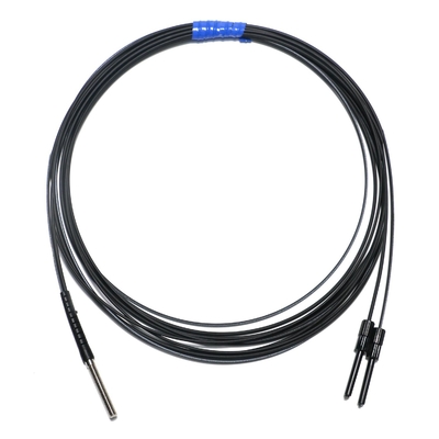 12 - 24VDC Sensor de Fibra Óptica Reflexão Difusa M3 Conector M4 0,8m