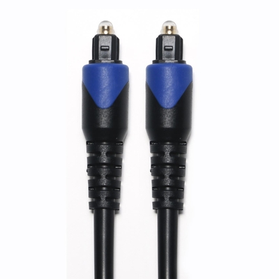 Cabo digital de áudio óptico TOSLINK OD6.0 Conector ABS banhado a ouro Porta para home theater Soundbar CD Player 1M
