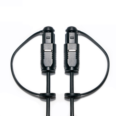 Toslink Toslink Optic Audio Cable PMMA Preto PVC Com Dust Cap extra fino para Soundbar