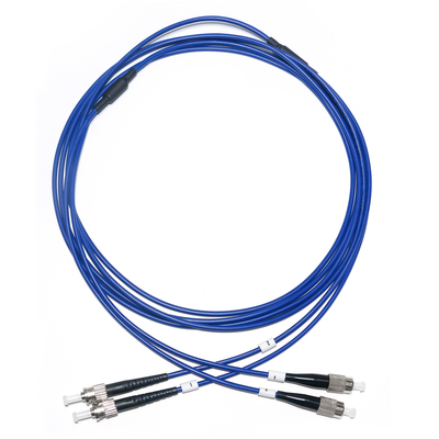 Tomada de fábrica ST 2/2 Single-Mode-Core Fibra Óptica Patch Cord para WLAN LAN Minitor de comunicação do computador