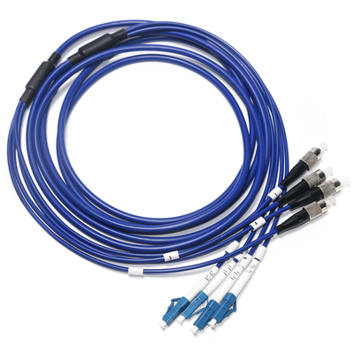 Fibra Óptica Patch Cord Modo Muti-Core OM4/OM5 4/4 SC LC para Survailiance WLAN LAN