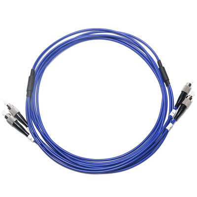Patch Cord Óptico Dual-Core Dual-Mode FC 2/2 OM3 para Conexão Rede WALN LAN Survailiance
