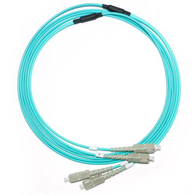 FC fibra óptica patch cord OM3 diâmetro externo 2.0-3.0mm para câmera de vigilância computador interno WLAN LAN