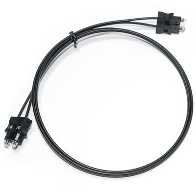 Cabo de fibra óptica de plástico OD2.2 de 180dB/Km para teste de equipamento, sistema servo de conector de máquina