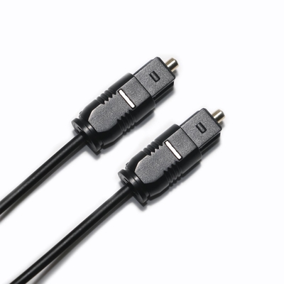 Toslink Toslink Preto PVC OD4.0mm 2.2mm Core Fibra Cabo Digital para Mini Player CD Soundbar