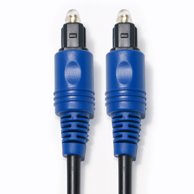 Preço de fábrica Novo Cabo de Fibra Óptica Digital Toslink Corda de PVC Banhado a Azul Shell Som HiFi Para Home Theater