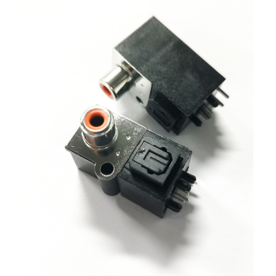 AV-GQ-R004 Receptor Óptico Toslink JackConnector Soquete Vertical Fêmea Transmissor/Extremidade Receptora) para PCB de Áudio