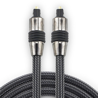 Cabo de áudio de fibra óptica Toslink SPDIF Cabo de nylon OD4.0 1m 2m 3m Para Blu-Ray CD DVD Player Xbox 360 PS3 Mini Disc