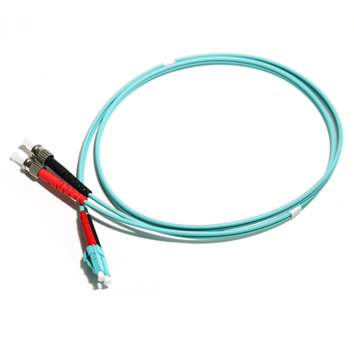 LAN multimodo frente e verso do cabo OD3.0 OM3 0.8M 1.5M 2M For WLAN da fibra ótica de 10G LC-ST