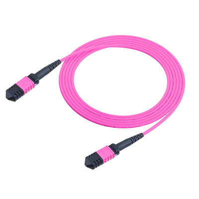 MPO/MTP Cordão óptico 12 núcleo multimodo 3,0 mm para FTTX / FTTH