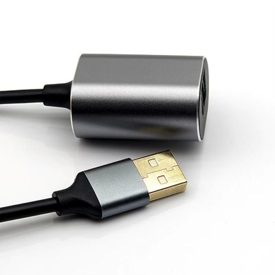 Cabo de áudio óptico TOSLINK de alta fidelidade com conector masculino USB-C para configurações de entretenimento profissional ou pessoal