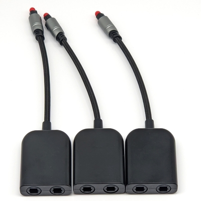 ❤ Toslink cabo de áudio óptico para Home Player CD Soundbar 4.0mm OD 1-30m comprimento conector de ouro placado amarelo-preto