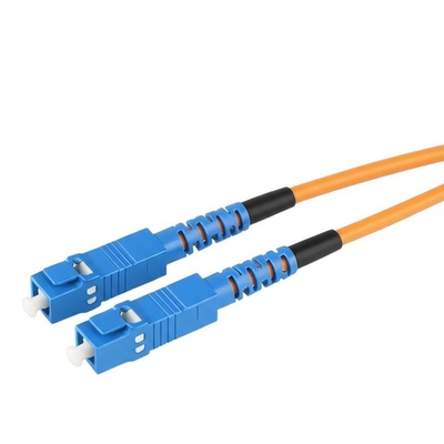 LC/UPC para LC/UPC Connector Cabos de fibra óptica personalizados em laranja para soluções personalizadas de transferência de dados