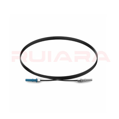 Anti cor preta eletromagnética do anti cabo de fibra ótica do plástico da vibração PMMA